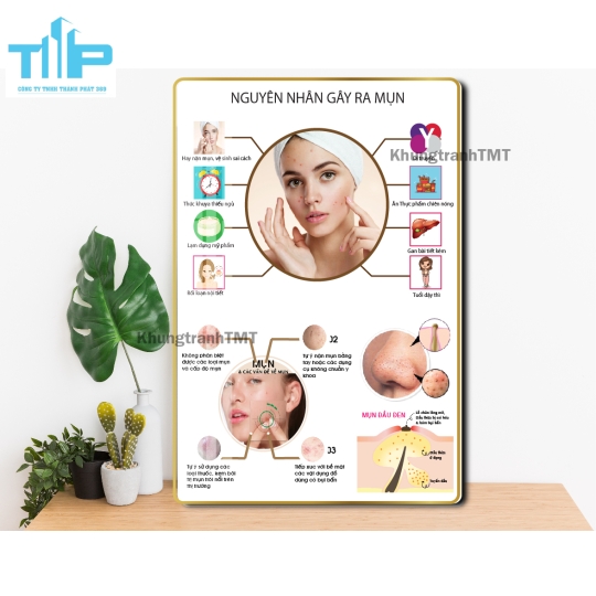 tranh trang trí treo tường làm đẹp, sang trọng cho spa, thẩm mỹ viện 