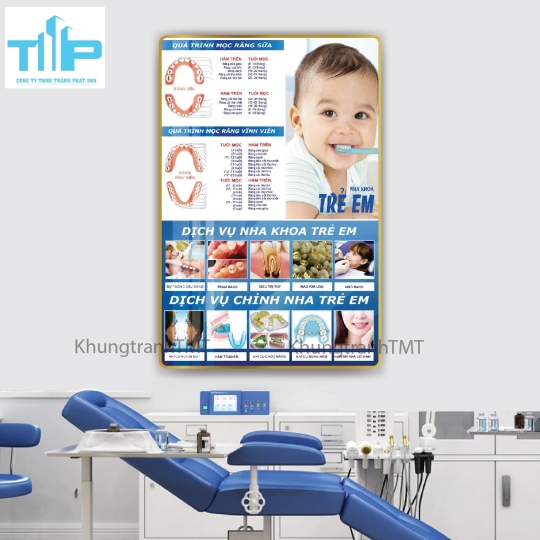 Khung tranh tráng gương - Các dịch vụ nha khoa thẩm mỹ