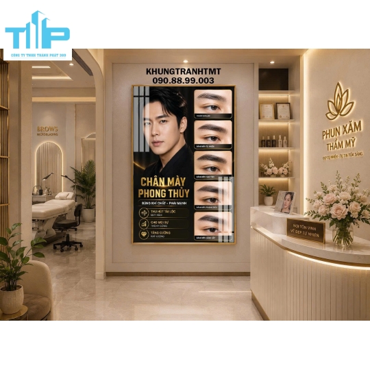 Tranh tráng gương - Phun xăm thẩm mỹ công nghệ hiện đại cho vẻ đẹp tự nhiên