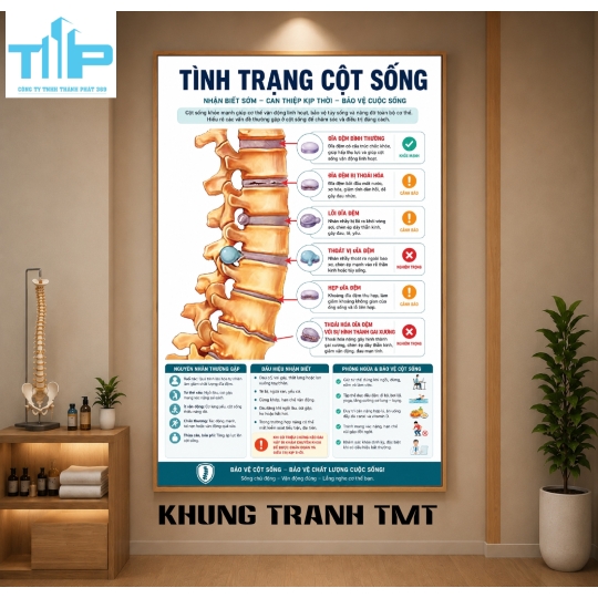 Tranh Tráng Gương Bệnh Lý Cột Sống – Lựa Chọn Hàng Đầu Cho Spa Và Phòng Khám