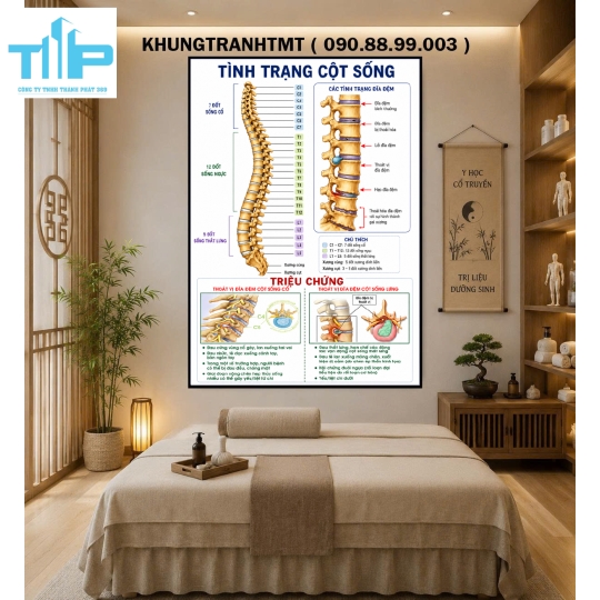 Tranh Tráng Gương Y Khoa Về Cột Sống – Giải Pháp Trang Trí Và Hỗ Trợ Tư Vấn Chuyên Nghiệp