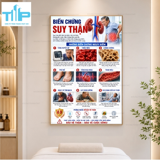 Bộ tranh giải phẫu bệnh và các biến chứng phổ biến hiện nay