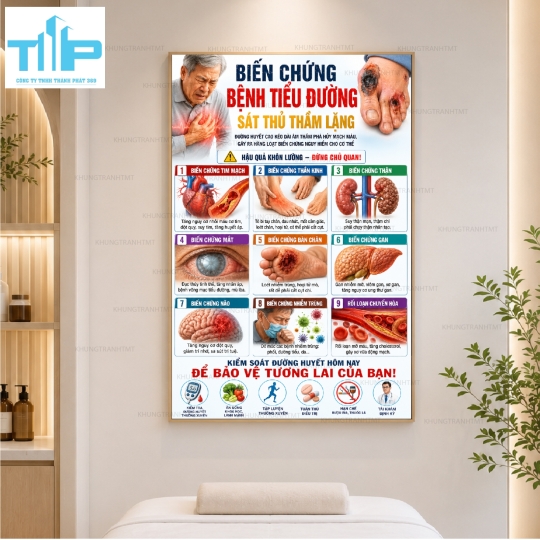 Bộ tranh giải phẫu bệnh và các biến chứng phổ biến hiện nay