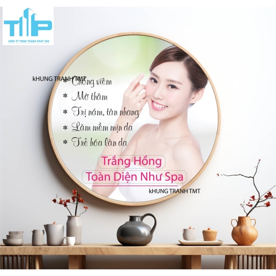 Tranh tròn tắm trắng toàn thân, triệt lông công nghệ triệt lạnh tiên tiến