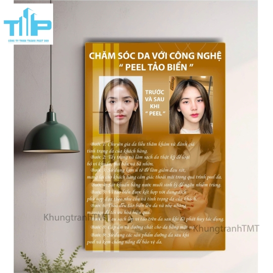Quy trình lấy mụn an toàn, hiệu quả, không thâm - Tranh tráng gương treo tường 