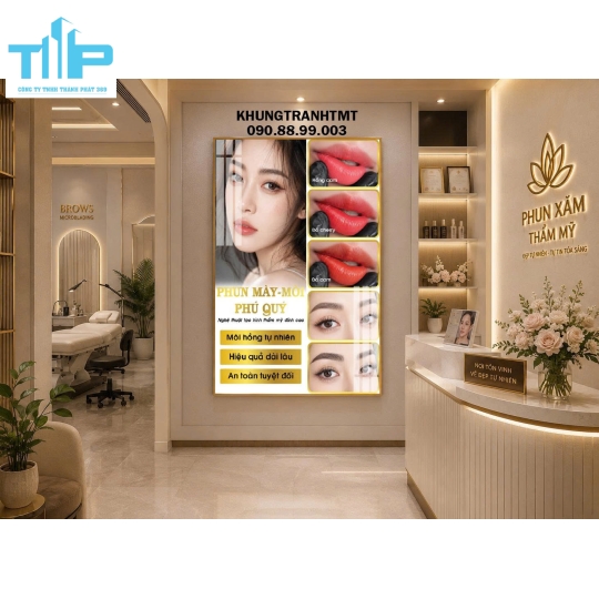Tranh tráng gương - Phun xăm thẩm mỹ công nghệ hiện đại cho vẻ đẹp tự nhiên