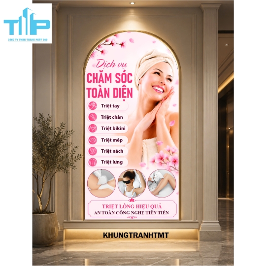 Tranh vòm chăm sóc da công nghệ hiện đại