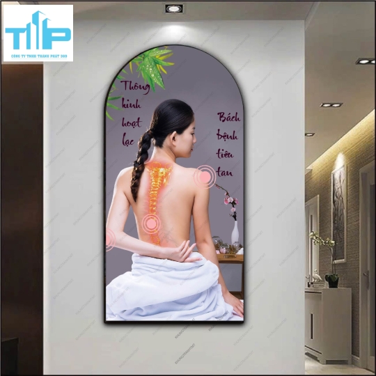 Tranh vòm gội đầu dưỡng sinh - Trị liệu xương khớp bằng phương pháp đông y