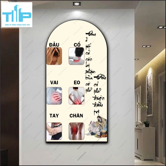 Tranh vòm gội đầu dưỡng sinh - Trị liệu xương khớp bằng phương pháp đông y