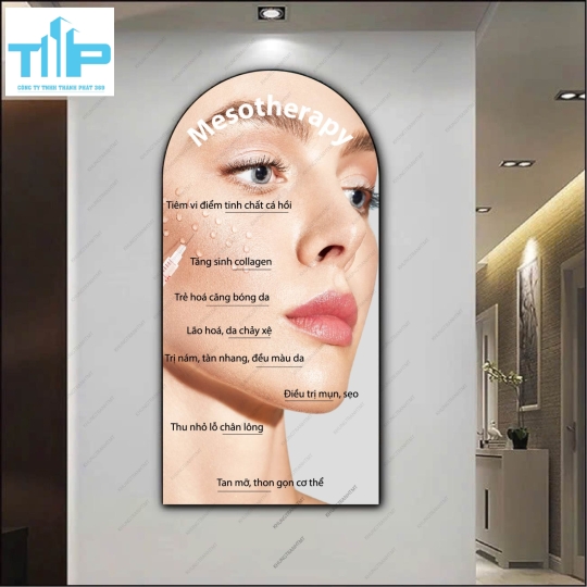 Thẩm mỹ không phẫu thuật - tranh vòm tráng gương sắc nét
