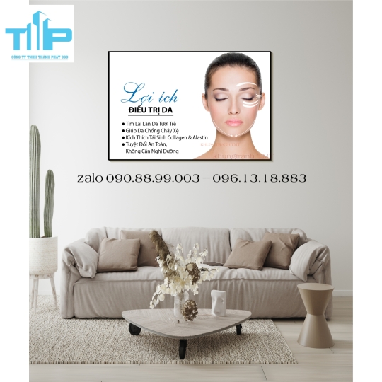 khung tranh trang trí spa đẹp 