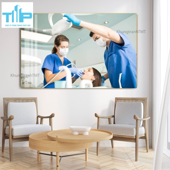Bộ Tranh Decor Nha Khoa Hiện Đại Cho Phòng Khám