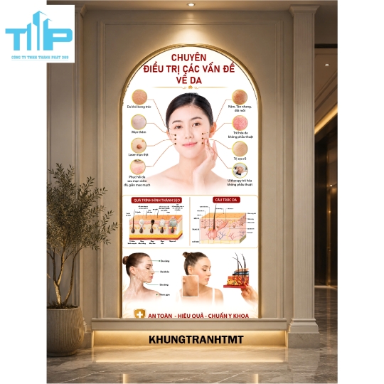 Tranh vòm chăm sóc da công nghệ hiện đại