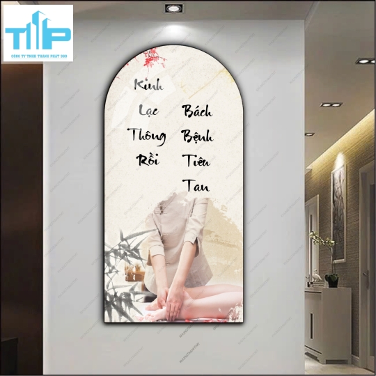 Bộ tranh tráng gương 4 mùa tâm an thân khỏe 