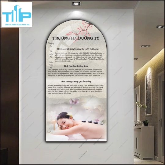 Bộ tranh tráng gương 4 mùa tâm an thân khỏe 
