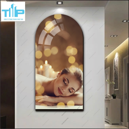 Tranh vòm tráng gương cao cấp cho spa, thẩm mỹ viện toàn quốc