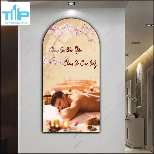 Tranh vòm tráng gương cao cấp cho spa, thẩm mỹ viện toàn quốc