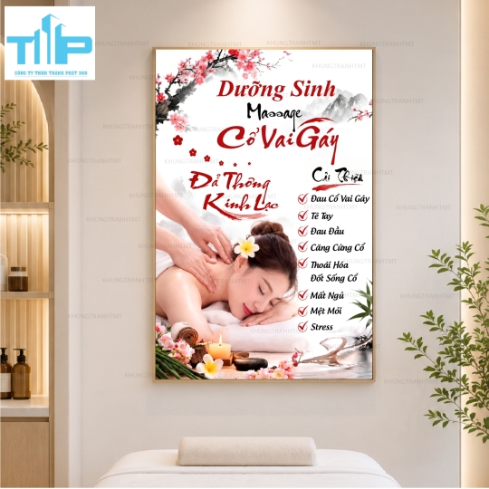 Tranh tráng gương cao cấp - Dưỡng sinh trị liệu và Dinh dưỡng Đông y