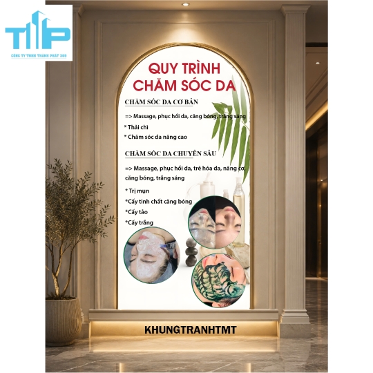 Tranh vòm chăm sóc da công nghệ hiện đại