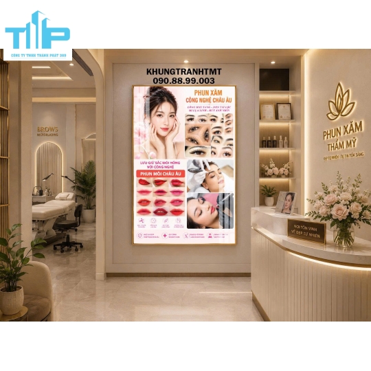 Tranh tráng gương - Phun xăm thẩm mỹ công nghệ hiện đại cho vẻ đẹp tự nhiên