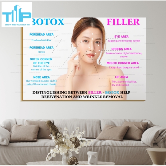 Tranh tráng gương filler - meso bản tiếng anh dành cho spa, thẩm mỹ viện