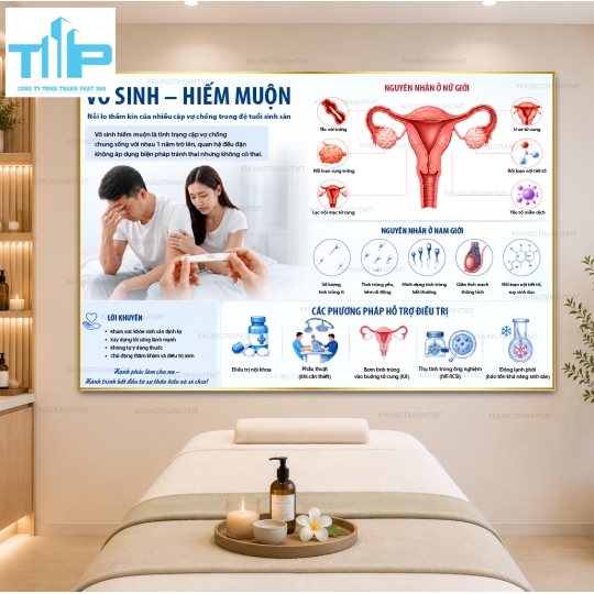 Tranh Tráng Gương Y Khoa Sức Khỏe Sinh Sản – Phụ Khoa, Nam Khoa, Vô Sinh & Hiếm Muộn