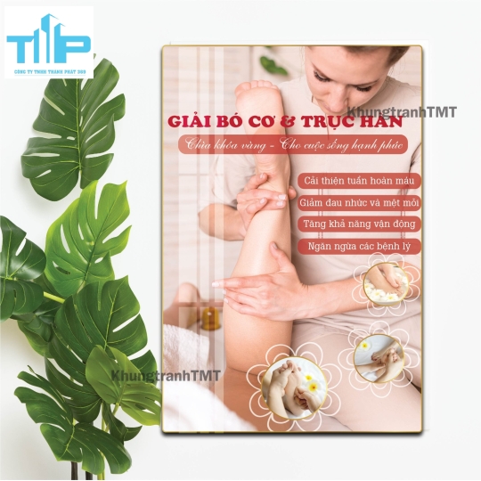 Tranh Tráng Gương Gội Đầu Dưỡng Sinh – Tranh Spa Treo Tường Đẹp, Cao Cấp