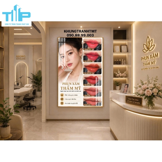Tranh tráng gương - Phun xăm thẩm mỹ công nghệ hiện đại cho vẻ đẹp tự nhiên