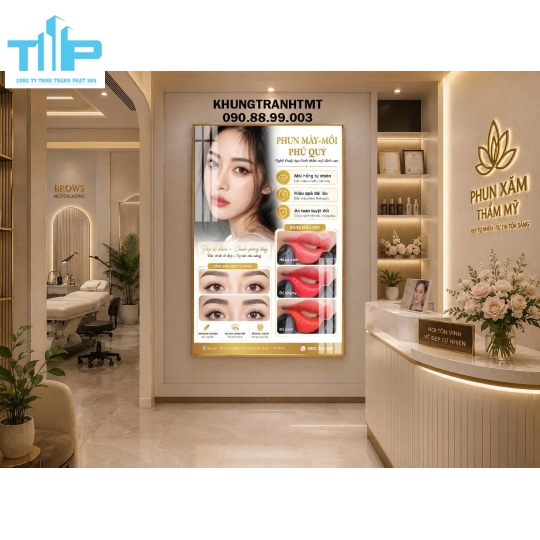 Tranh tráng gương - Phun xăm thẩm mỹ công nghệ hiện đại cho vẻ đẹp tự nhiên