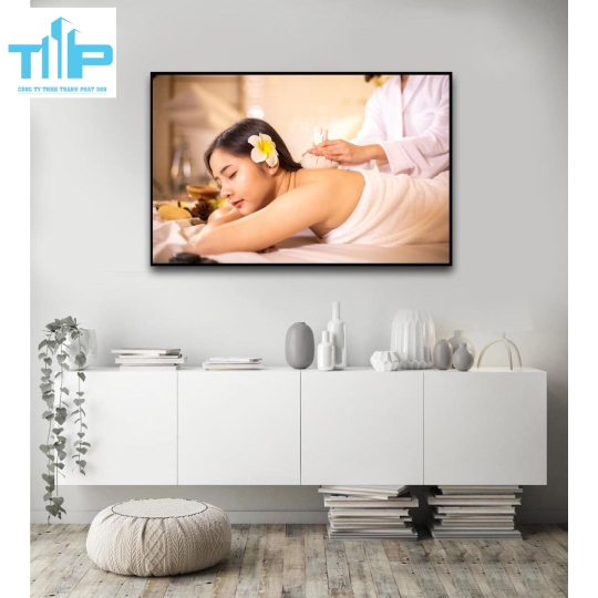 Khung tranh tráng gương- tranh trang trí cho spa, thẩm mỹ viện 2